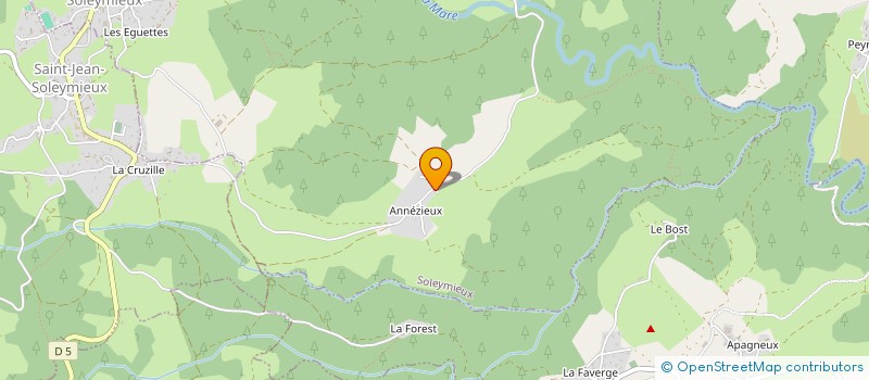 localisation de l'entreprise MONSIEUR NICOLAS FAYOLLE  MONTBRISON