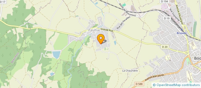 localisation de l'entreprise MONSIEUR NICOLAS FAYOLLE à PAULHAC