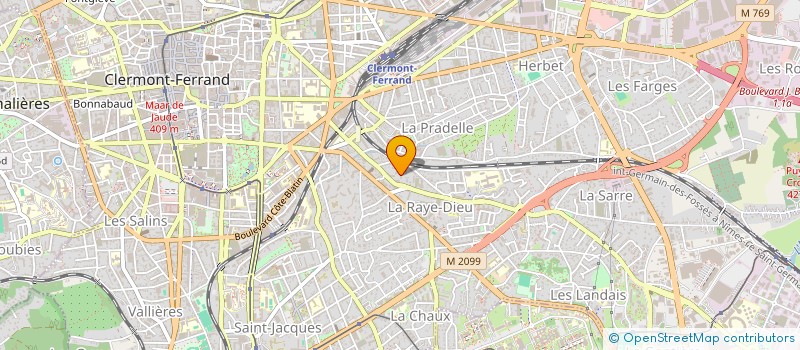 localisation de l'entreprise MONSIEUR NICOLAS FEDELICH  CLERMONT-FERRAND