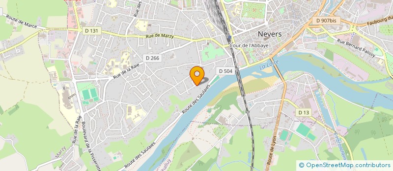 localisation de l'entreprise MONSIEUR NICOLAS FELIX  NEVERS