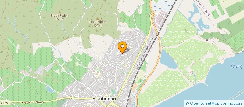 localisation de l'entreprise MONSIEUR NICOLAS FENOUILLET à FRONTIGNAN