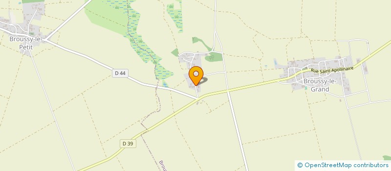 localisation de l'entreprise MONSIEUR NICOLAS FERAT  BROUSSY-LE-GRAND