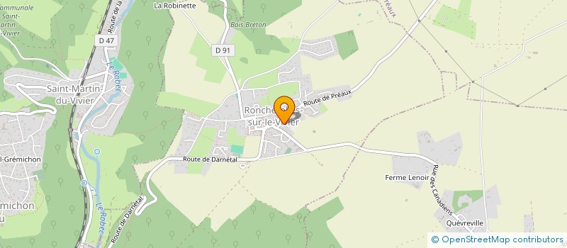 localisation de l'entreprise MONSIEUR NICOLAS FERBUS  RONCHEROLLES-SUR-LE-VIVIER