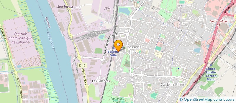 localisation de l'entreprise MONSIEUR NICOLAS FERE  BASSENS