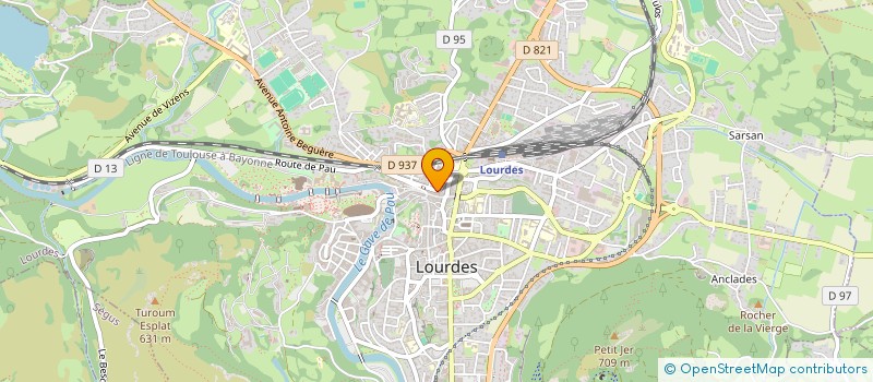 localisation de l'entreprise MONSIEUR NICOLAS FERON  LOURDES