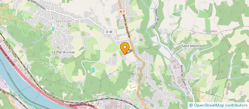 localisation de l'entreprise MONSIEUR NICOLAS FEROUL  SEYSSUEL