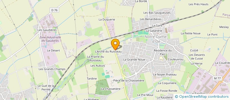 localisation de l'entreprise MONSIEUR NICOLAS FERRANDEZ  NOTRE-DAME-D'OE