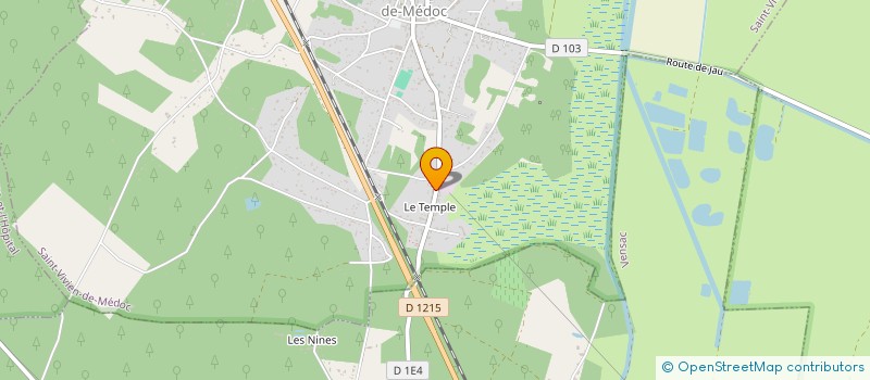 localisation de l'entreprise MONSIEUR NICOLAS FERRAT  SAINT-VIVIEN-DE-MEDOC