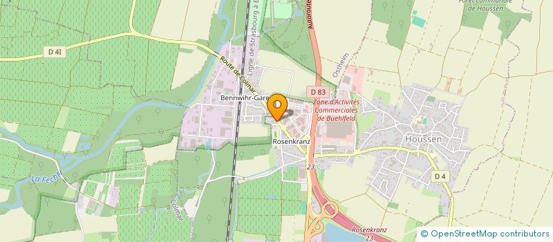 localisation de l'entreprise MONSIEUR NICOLAS FERREIRA  HOUSSEN