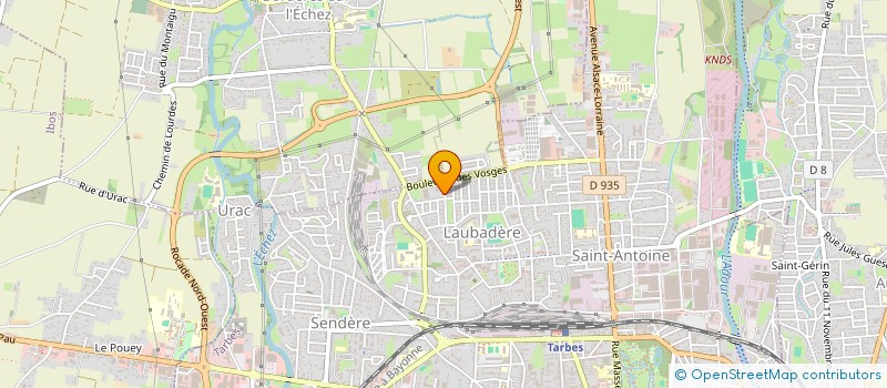 localisation de l'entreprise MONSIEUR NICOLAS FERREIRA  TARBES