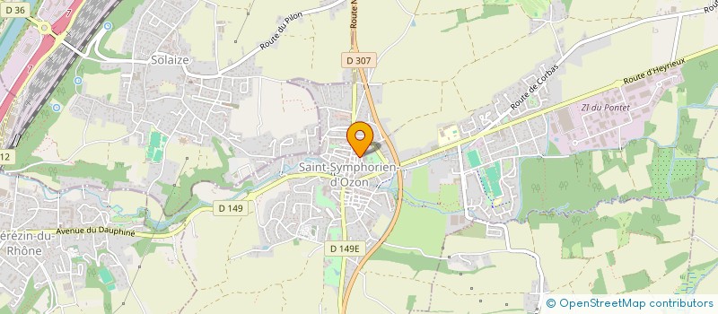 localisation de l'entreprise MONSIEUR NICOLAS FERREIRA FONTAO  SAINT-SYMPHORIEN-D'OZON