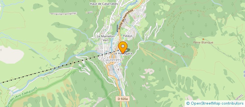 localisation de l'entreprise MONSIEUR NICOLAS FERRER  CAUTERETS