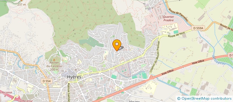 localisation de l'entreprise MONSIEUR NICOLAS FERRERO à HYERES