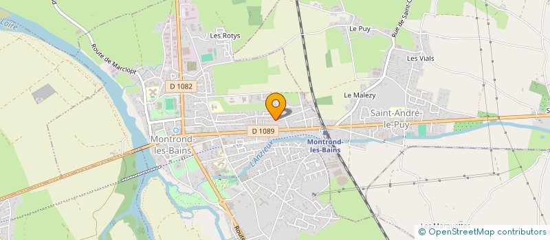 localisation de l'entreprise MONSIEUR NICOLAS FERRET  MONTROND-LES-BAINS