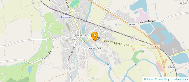 localisation de l'entreprise MONSIEUR NICOLAS FERRY à SAVERDUN