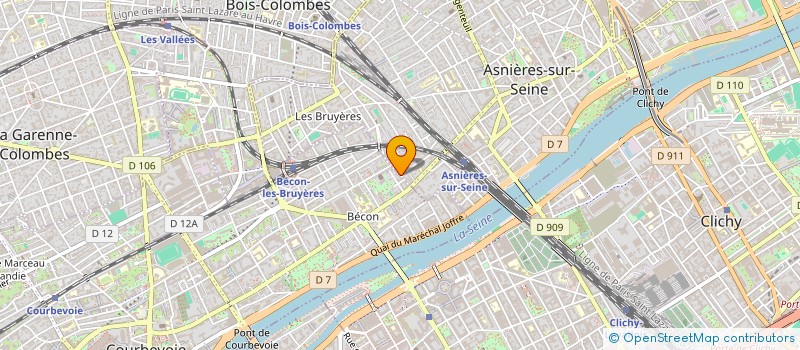 localisation de l'entreprise MONSIEUR NICOLAS FERY  COURBEVOIE