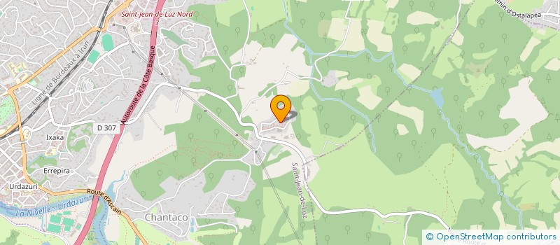 localisation de l'entreprise MONSIEUR NICOLAS FETEIRA  SAINT-JEAN-DE-LUZ