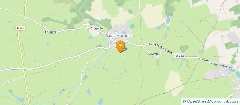 localisation de l'entreprise MONSIEUR NICOLAS FEUILLADE  SAINT-MARTINIEN