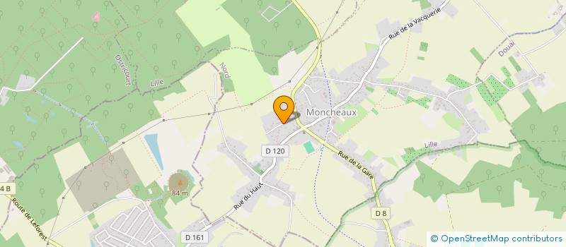 localisation de l'entreprise MONSIEUR NICOLAS FEUTRIE à MONCHEAUX