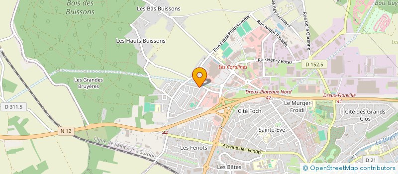 localisation de l'entreprise MONSIEUR NICOLAS FEYDRI à DREUX
