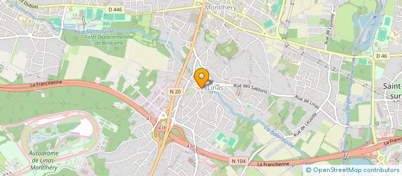 localisation de l'entreprise MONSIEUR NICOLAS FICKO  LINAS