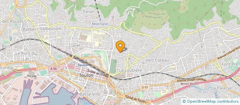 localisation de l'entreprise MONSIEUR NICOLAS FIGARD  TOULON