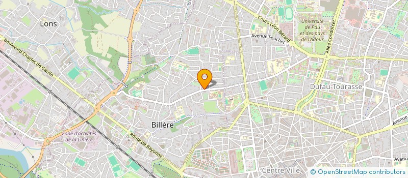 localisation de l'entreprise MONSIEUR NICOLAS FILET  BILLERE