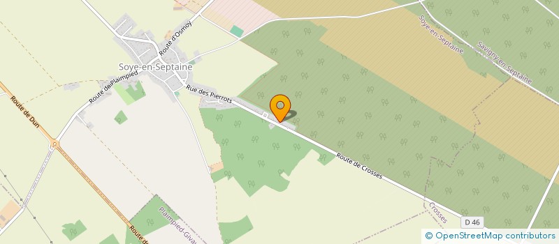 localisation de l'entreprise MONSIEUR NICOLAS FINOT  SOYE-EN-SEPTAINE