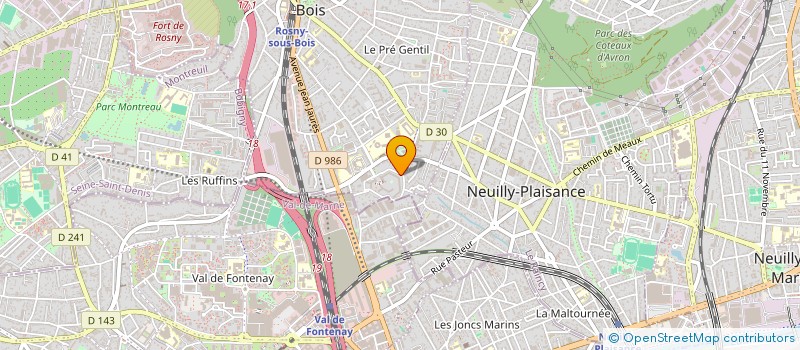 localisation de l'entreprise MONSIEUR NICOLAS FISSON à ROSNY-SOUS-BOIS