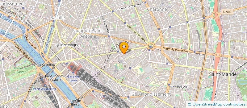 localisation de l'entreprise MONSIEUR NICOLAS FISZ  PARIS 12