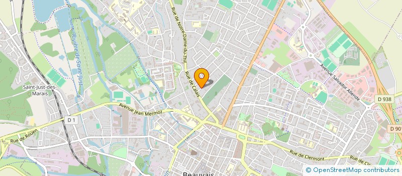 localisation de l'entreprise MONSIEUR NICOLAS FIZET  BEAUVAIS