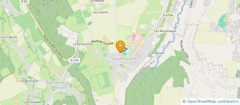 localisation de l'entreprise MONSIEUR NICOLAS FLEURY  EQUEMAUVILLE