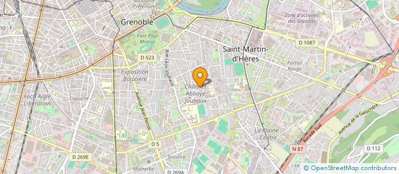 localisation de l'entreprise MONSIEUR NICOLAS FLEURY  GRENOBLE