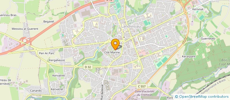 localisation de l'entreprise MONSIEUR NICOLAS FLOCH  LANDIVISIAU