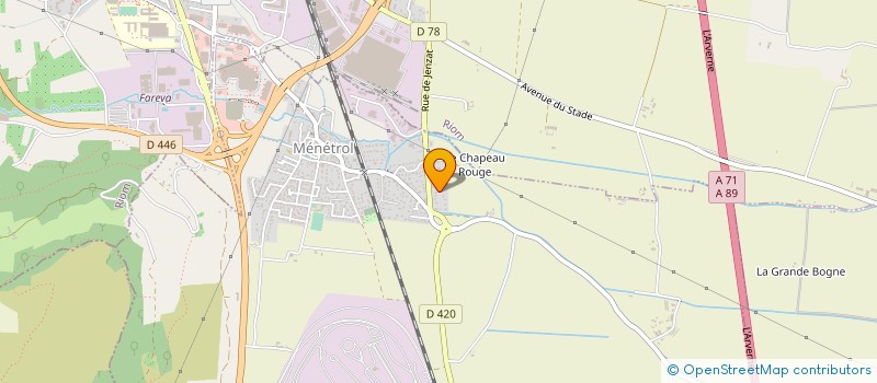 localisation de l'entreprise MONSIEUR NICOLAS FLORENCIO  MENETROL