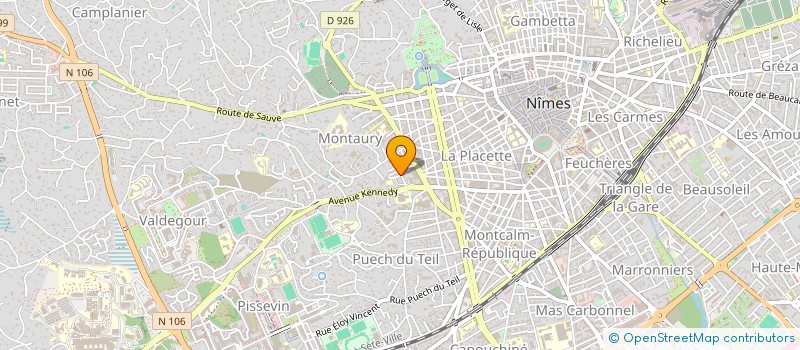 localisation de l'entreprise MONSIEUR NICOLAS FLORES  NIMES