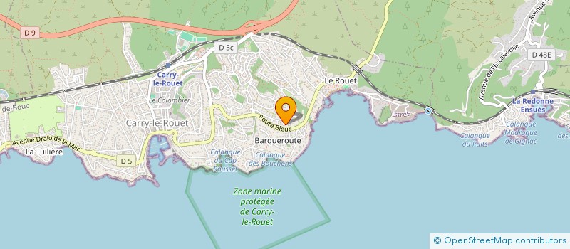 localisation de l'entreprise MONSIEUR NICOLAS FLORIANT à CARRY-LE-ROUET
