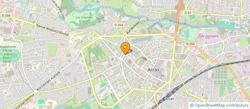 localisation de l'entreprise MONSIEUR NICOLAS FOCANT à ARRAS