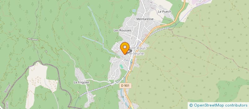 localisation de l'entreprise MONSIEUR NICOLAS FOLLIOT  SAINT-PAUL-LE-JEUNE