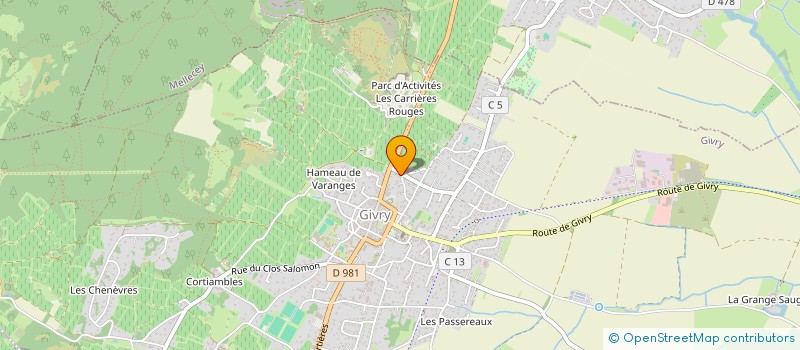 localisation de l'entreprise MONSIEUR NICOLAS FOLLIOT  GIVRY