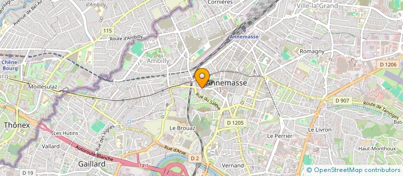 localisation de l'entreprise MONSIEUR NICOLAS FOLLOPPE à ANNEMASSE
