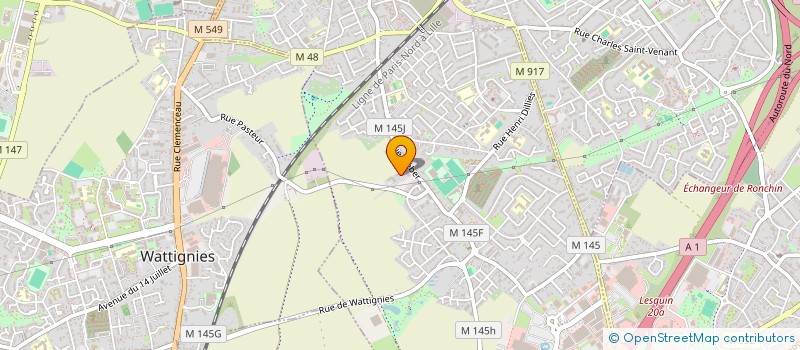 localisation de l'entreprise MONSIEUR NICOLAS FOLLY  FACHES-THUMESNIL