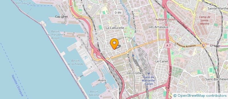 localisation de l'entreprise MONSIEUR NICOLAS FONTANA à MARSEILLE