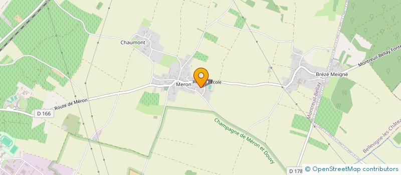 localisation de l'entreprise MONSIEUR NICOLAS FONTENY  MONTREUIL-BELLAY