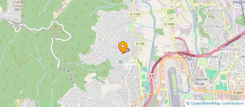 localisation de l'entreprise MONSIEUR NICOLAS FORD  MANDELIEU-LA-NAPOULE