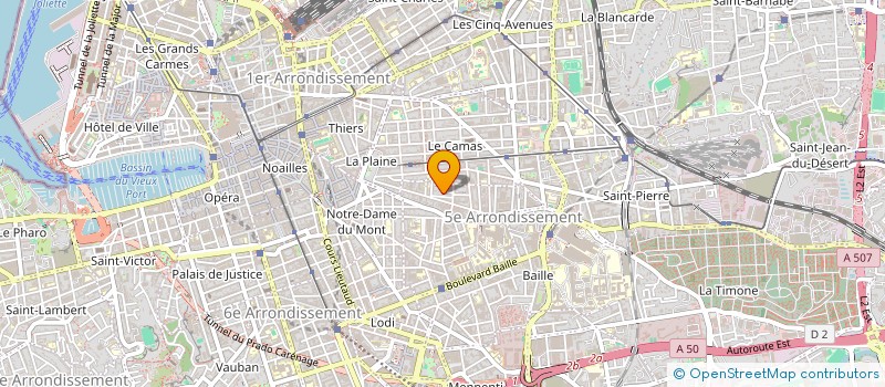 localisation de l'entreprise MONSIEUR NICOLAS FORESTIER à MARSEILLE