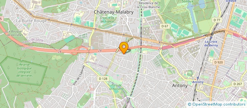 localisation de l'entreprise MONSIEUR NICOLAS FORGEAIS à ANTONY