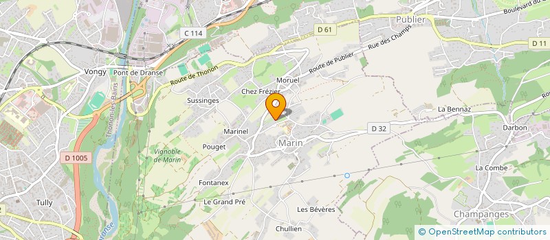 localisation de l'entreprise MONSIEUR NICOLAS FORLINI  MARIN