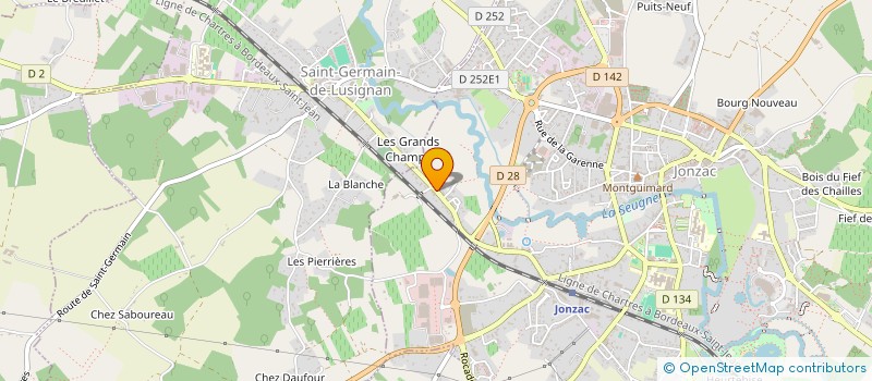 localisation de l'entreprise MONSIEUR NICOLAS FORTE  JONZAC