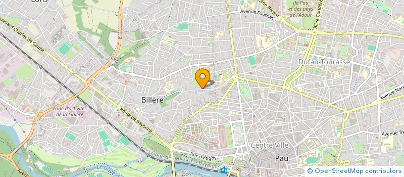 localisation de l'entreprise MONSIEUR NICOLAS FORTIER à BILLERE